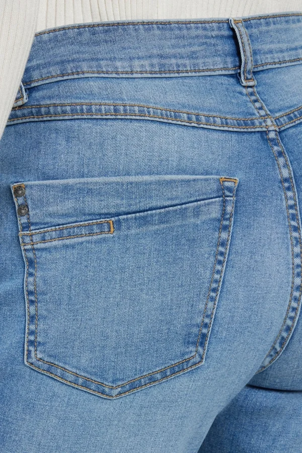 Jeans - Lys Blå Denim - Lige ben