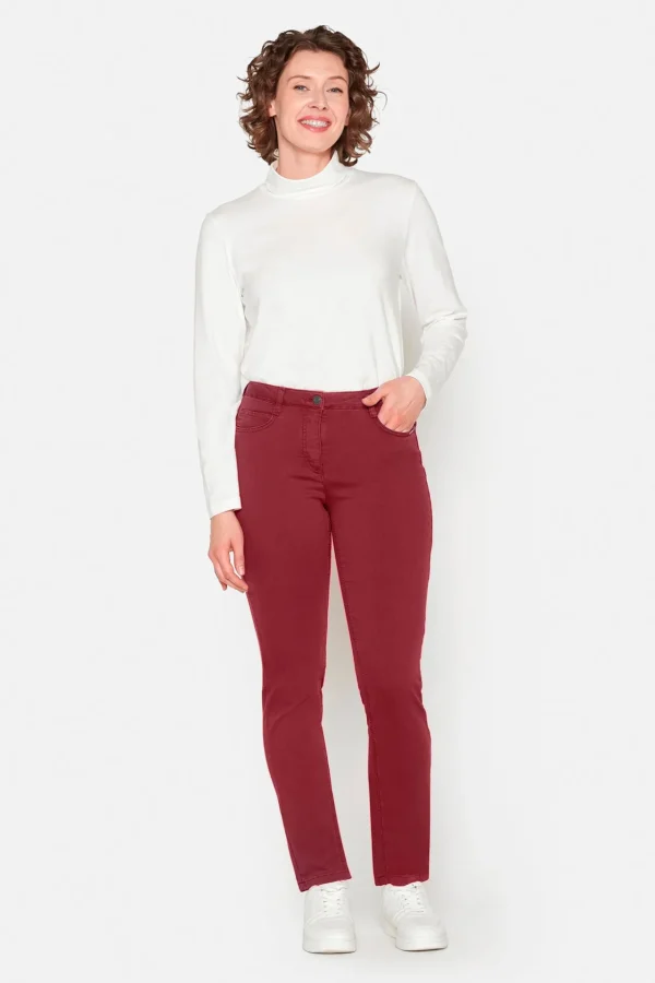 Jeans Superstretch Madelaine - Vine Red
