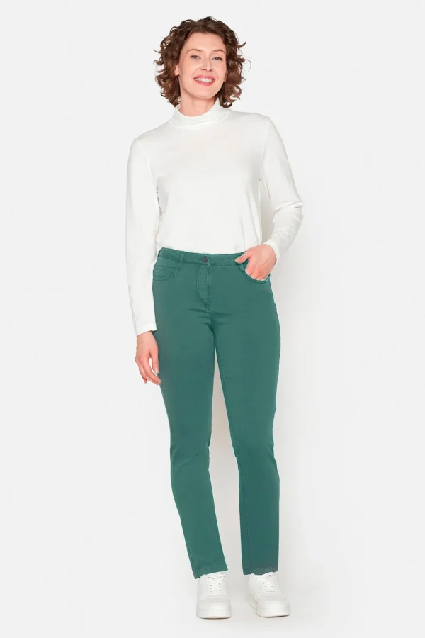 Jeans Superstretch Madelaine - Pine Green
