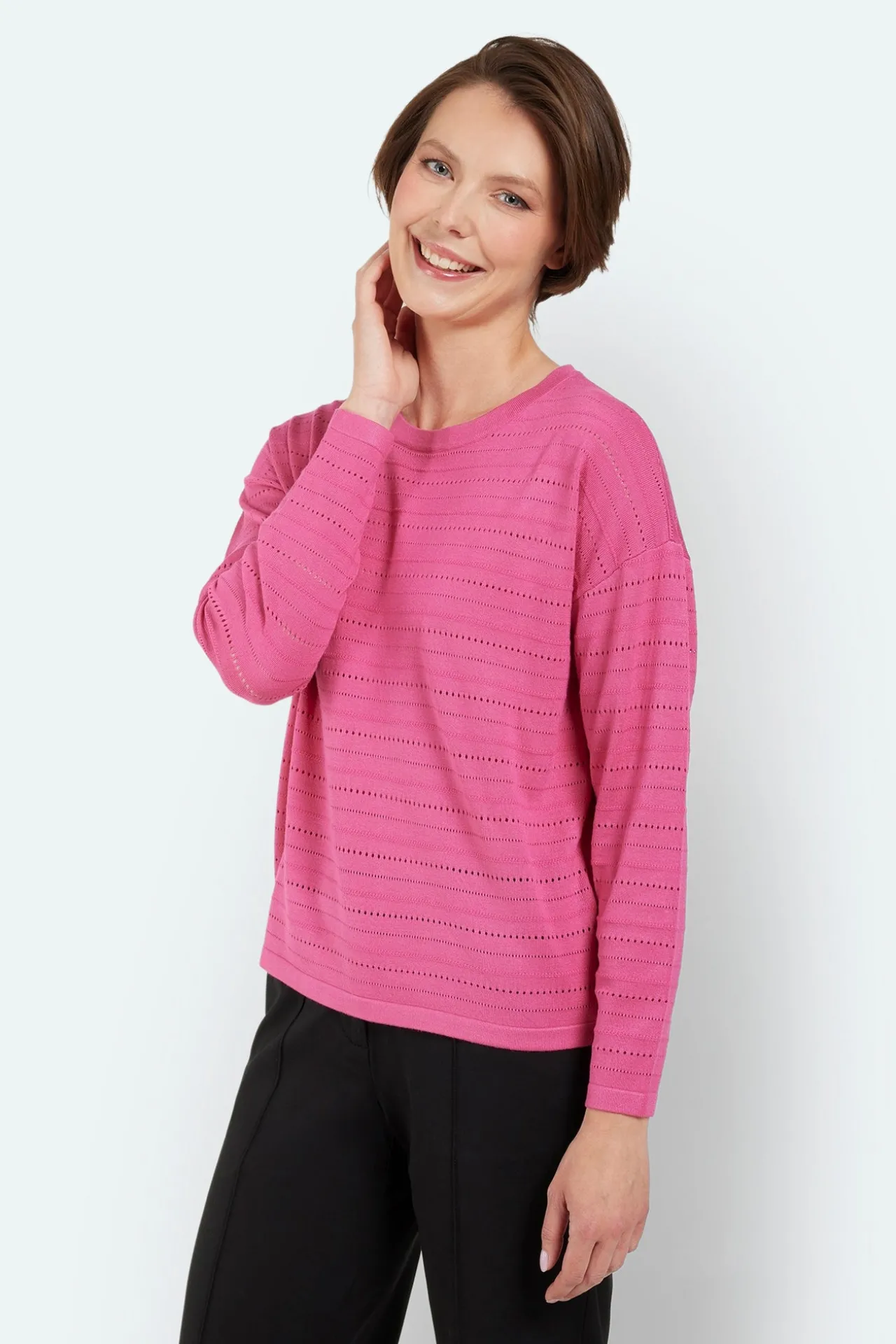 pullover___mrk_pink_0.webp Pullover - Mørk Pink