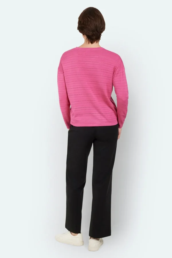 Pullover - Mørk Pink