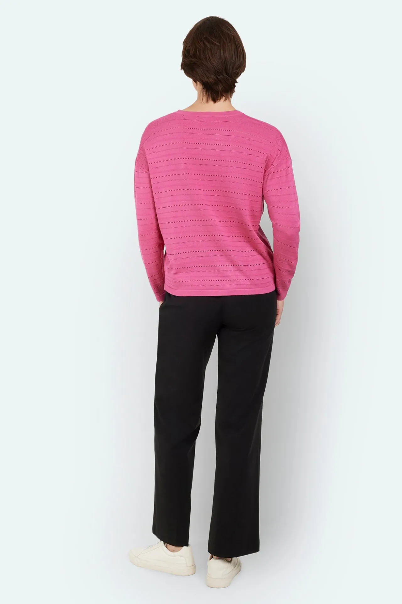 pullover___mrk_pink_2.webp Pullover - Mørk Pink