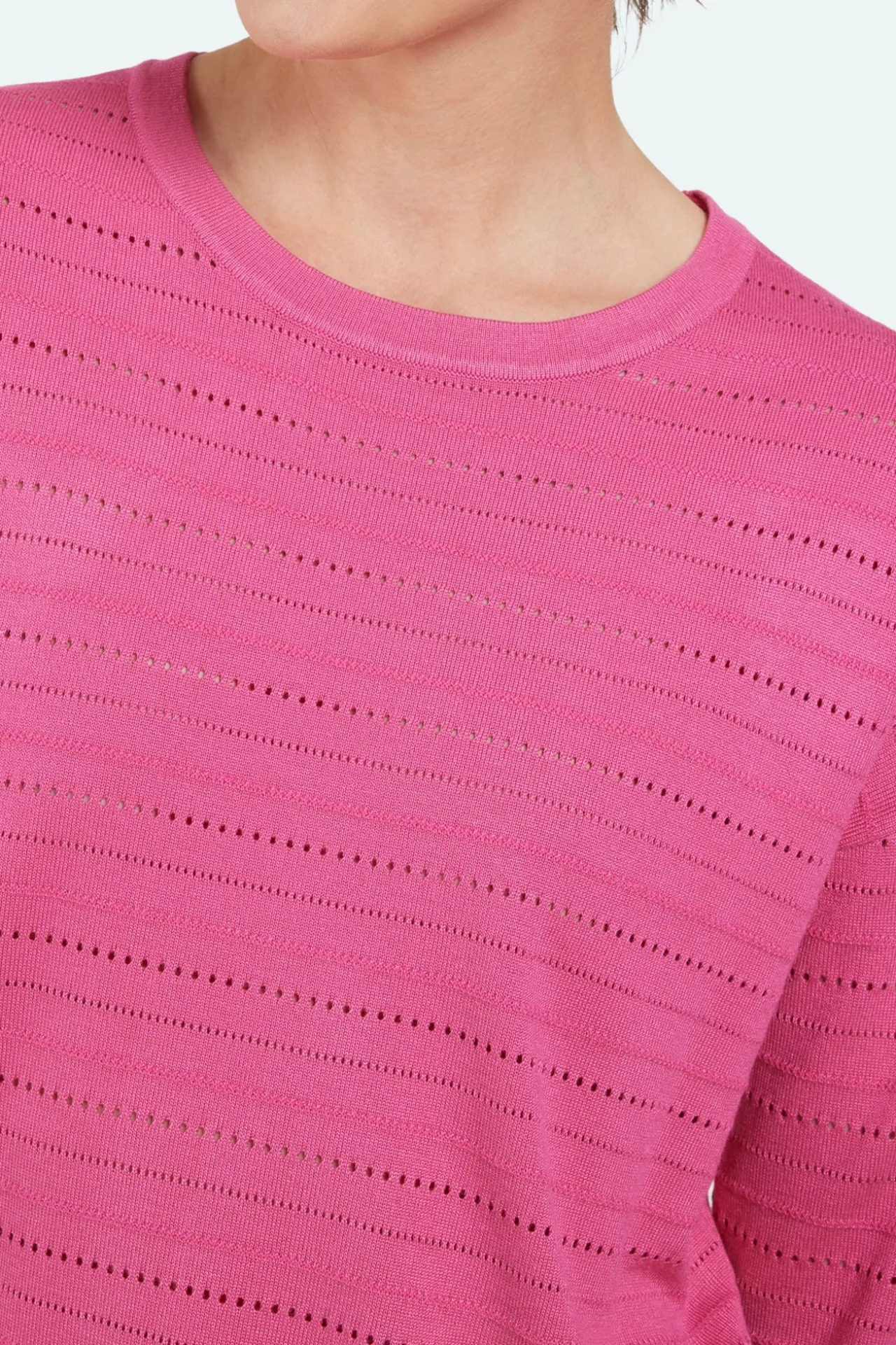 pullover___mrk_pink_3.webp Pullover - Mørk Pink