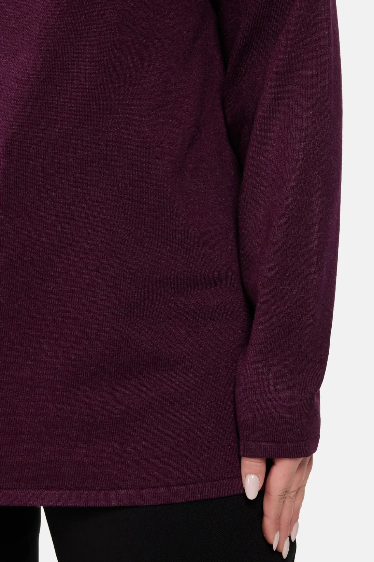 pullover__bordeaux_melang_1.webp Pullover - Bordeaux Melange