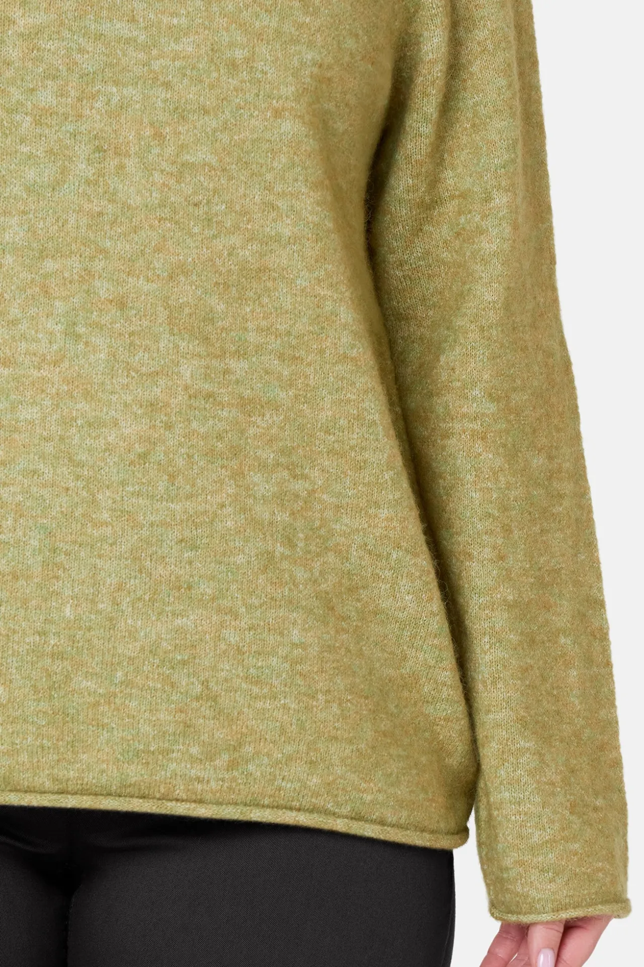 pullover__green_melange_1.webp Pullover - Green Melange