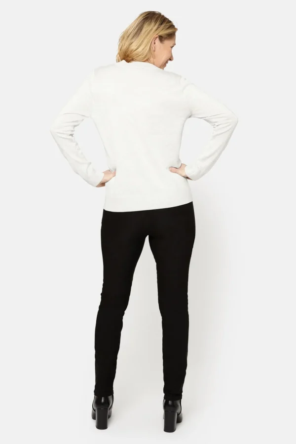 Pullover O-hals - Off White