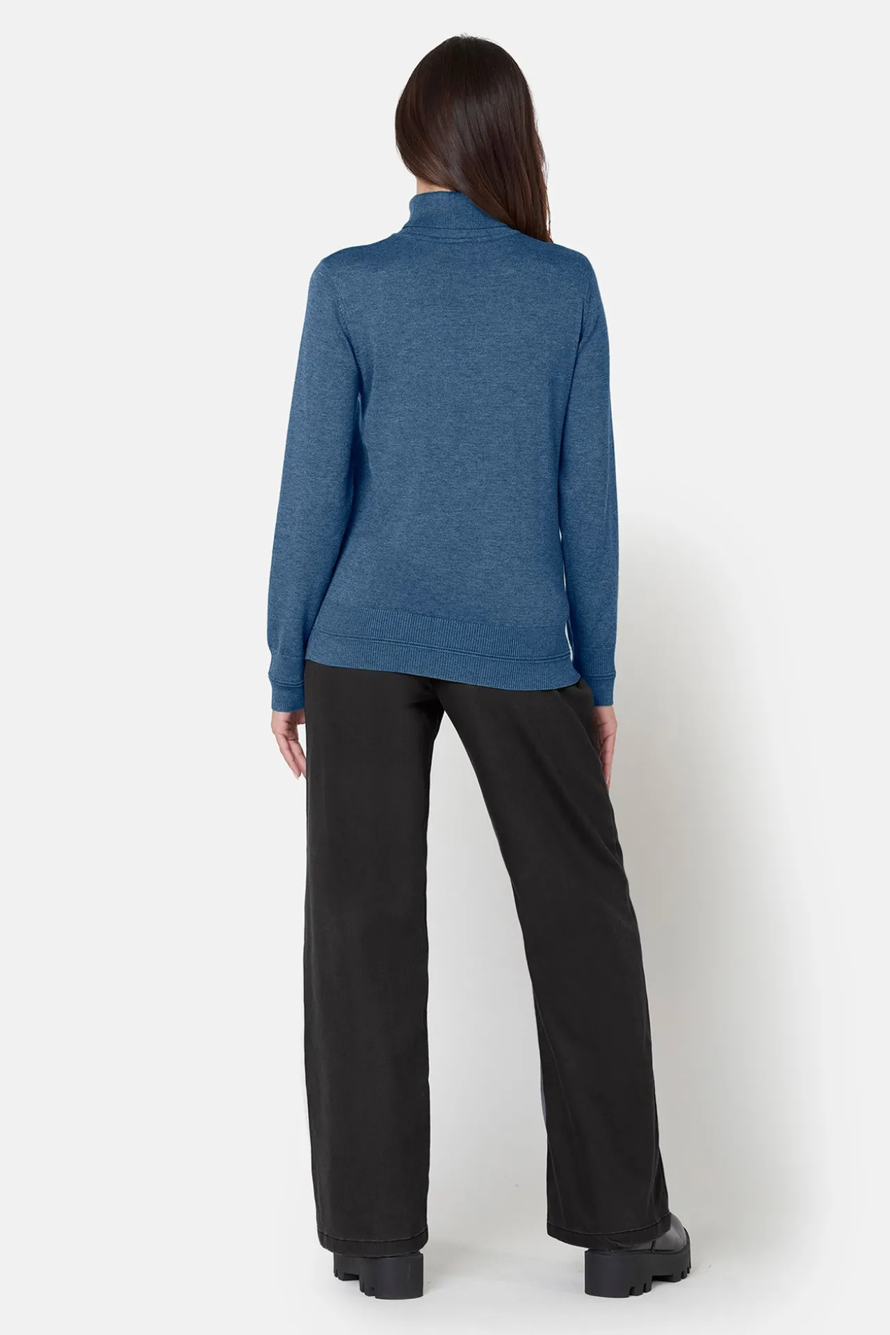 pullover_rullekrave__blue_3.webp Pullover Rullekrave - Blue Horizon Melange