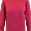 Pullover Rullekrave - Fuchsia Red Melange