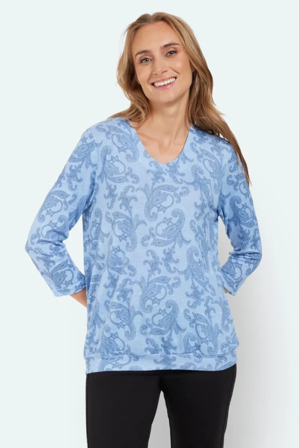3/4 Sleeve T-shirt - Oxygen