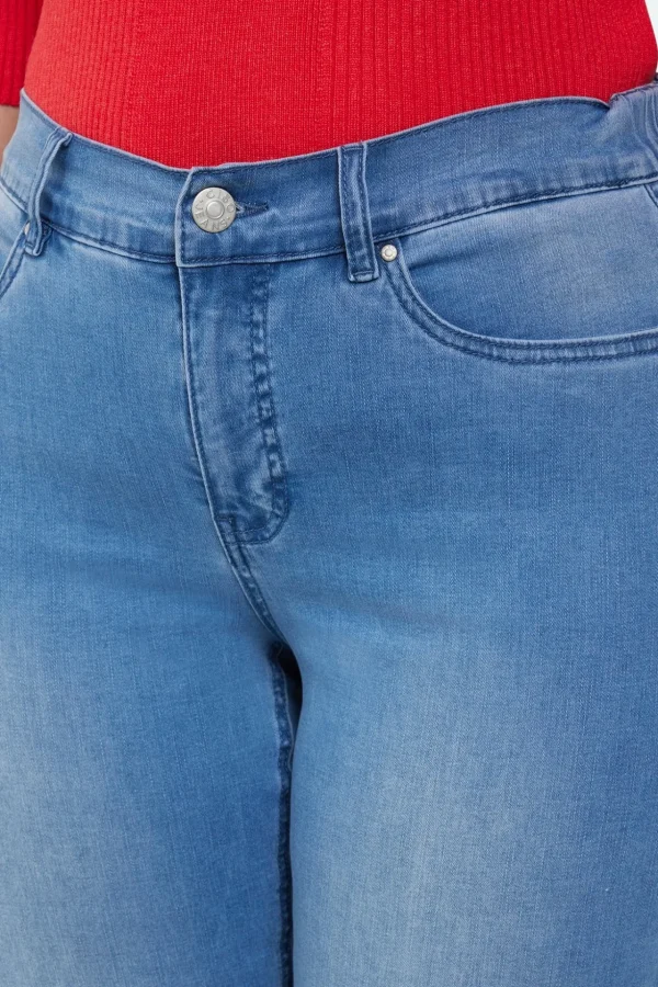 Sofia Straight 7/8 Jeans - Lys Vasket Denim