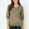 Sweater Kortærmet - Herb Green melange