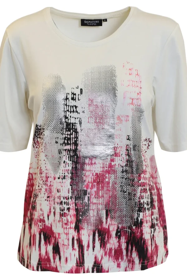 T-shirt - Fuchsia Rød