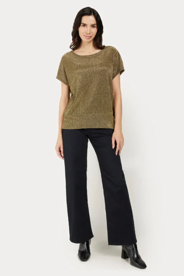 T-shirt - Gold Lurex