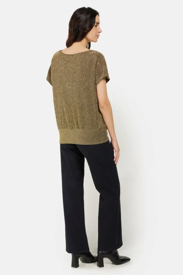 T-shirt - Gold Lurex