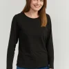 T-shirt Langærmet - Sort